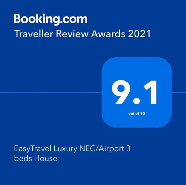 Easytravel Luxury Nec/Airport 3 Beds House Apartment Бирмингам Екстериор снимка